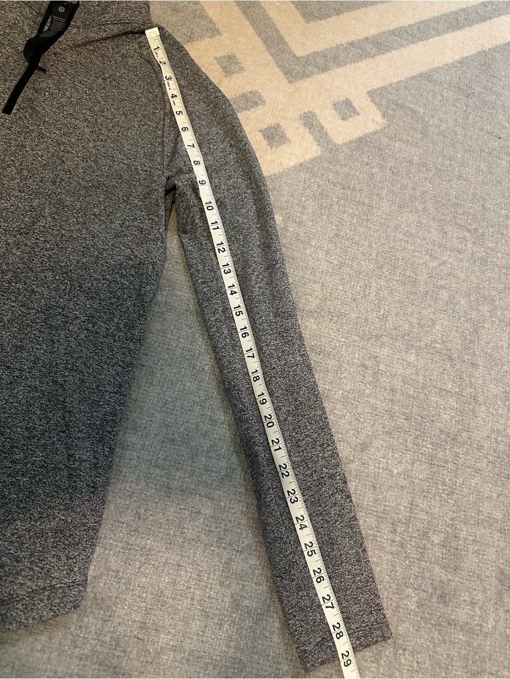 Men's Lululemon Gray Quarter-Zip Size M License to Train Half Zip Athletic NWT - Picture 5 of 11